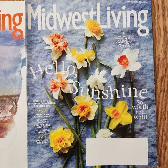 3 Midwest Living Magazine Lot 2021 Jan-June Travel SD, Iowa Back Issues - Picture 3 of 6